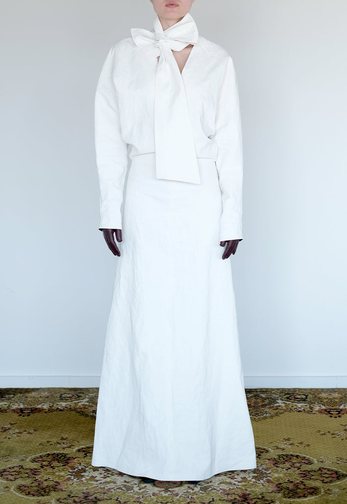 LIMA DRESS CANVAS WHITE - MADE TO MEASURE